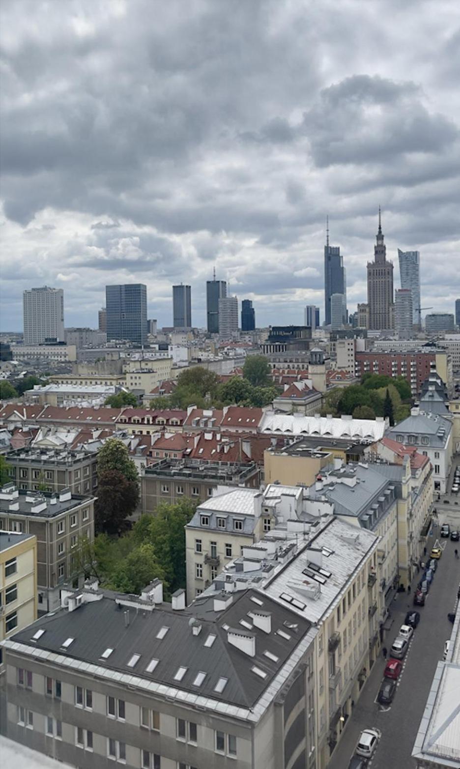 Appartement Atelier W Sercu Warszawy Z Panoramicznym Widokiem à Varsovie Extérieur photo