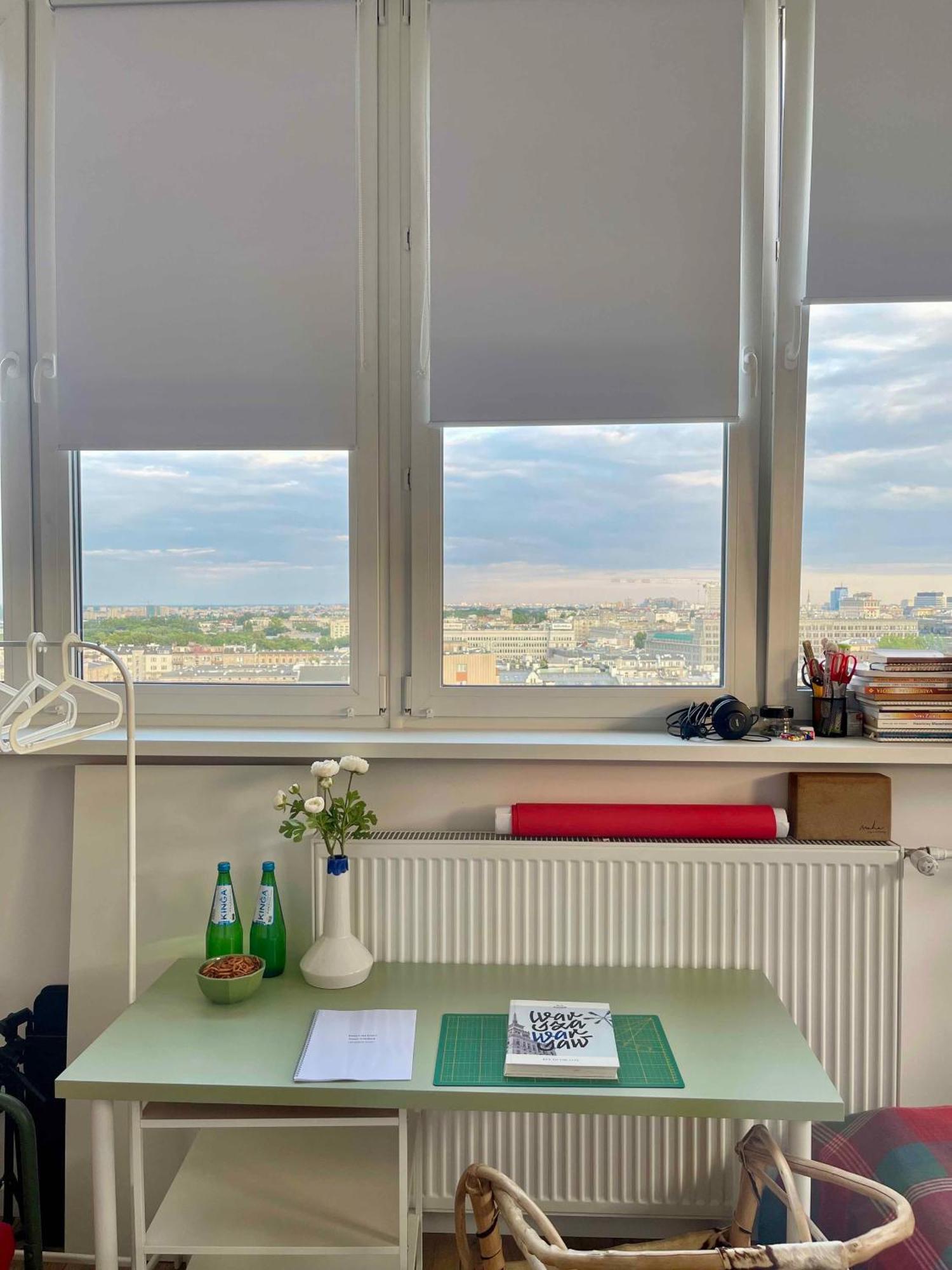 Appartement Atelier W Sercu Warszawy Z Panoramicznym Widokiem à Varsovie Extérieur photo