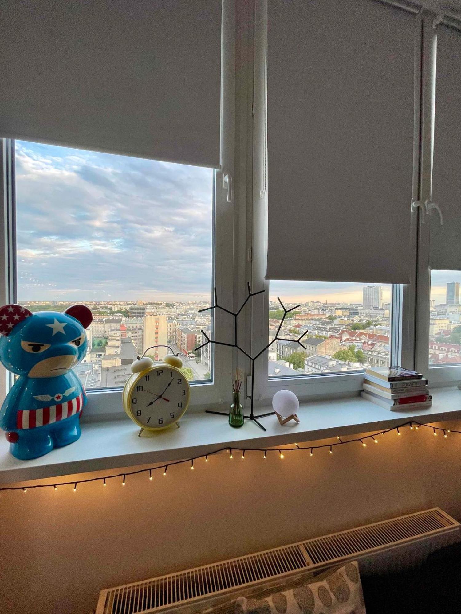Appartement Atelier W Sercu Warszawy Z Panoramicznym Widokiem à Varsovie Extérieur photo